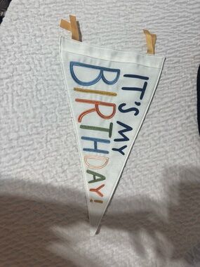 Target White 'It's My Birthday' Multicolor Pennant Banner
